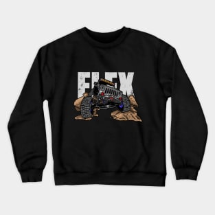 Grey Jeep Flex Crewneck Sweatshirt